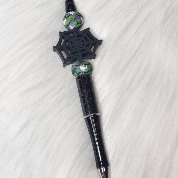 Cobweb Beaded Ink Pen - Picture 1 of 1